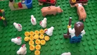 LEGO City 2015 Layout - Farm, Barn, Silo, Tractors, Livestock