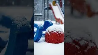 Ghost Town School Playground Frozen in Ice | Abandoned Childhood in Alaska | Cinematic Documentary