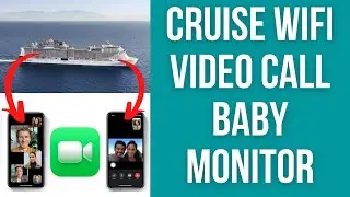 Making A Cruise WiFi 'Baby Monitor' Video Call Satellite Internet Speed Test MSC Virtuosa