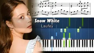 Laufey - Snow White - Piano Tutorial with Sheet Music