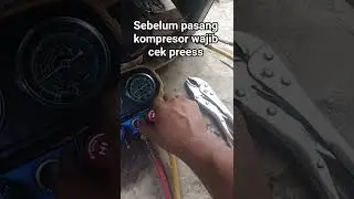 Kulkas 1 pintu sebelum kompresor di instal wajib tes press