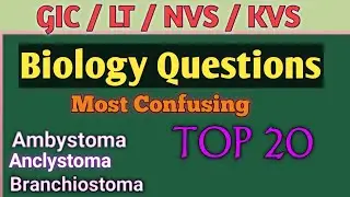 TOP 20: BIOLOGY QUESTIONS (MOST CONFUSING): SIMILAR SCRIPT