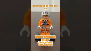 Minifiigure of the Day 32 - Snowspeeder Pilot (Light Bluish Grey Helmet, 2015) #starwars #lego