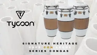 Signature Heritage Caf&eacute; Con Leche Series Congas - Demonstration by Kalani Das, Tycoon Artist