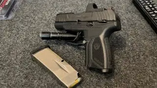 Ruger Max 9 с коллиматорным прицелом Ruger Ready Dot. Бюджетный оптический прицел, без регулировки, без батареи? Стоит ли он того?