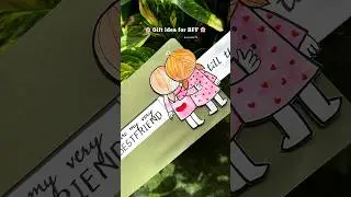 Slider card idea for BFF💕✨ | QuinnsArte | #diy #shorts