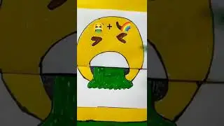 Mix emoji combination| Funny emoji Statisfying art #shorts#trending #viral #tiktok