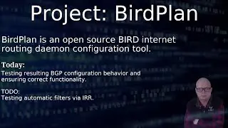 Python, BGP, OSPF and RIP (urg!) with BIRD. Unit testing BGP featureset!