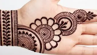 Latest and Stylish mehndi design || front hand mehndi design || mehndi ki design ||