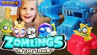 ZOMLINGS series 4 spooky Halloween toys Surprise package with vehicles