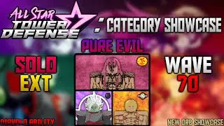 [ DIAVOLO ] All Star Tower Defense 'Pure Evil' Category Showcase [INF. SOLO EXT] | Roblox