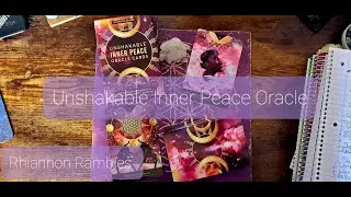 Unbox and flip through the Unshakable Inner Peace Oracle