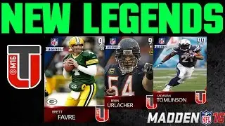 MUT 16 NEW LEGENDS FT. FAVRE + URLACHER | MADDEN 16 ULTIMATE TEAM