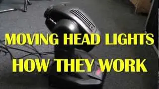 A LOOK INSIDE AN OLD MOVING HEAD LIGHT
