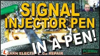 Build A Cheap DIY Signal Injector Pen Useful For Electronics Fault Finding - In A Pen!