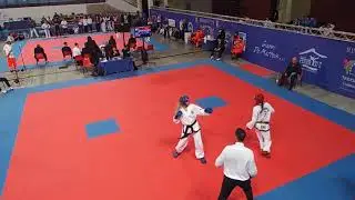Inga Palu (EST) v Liubov Spyrydonova (UKR) - Female -62Kg Sparring Semi Final