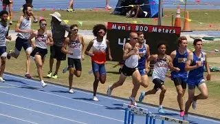 2025 Peach Belt Conference Championship &ndash; Men&rsquo;s 800 m Run &ndash; Heat 3 ￼
