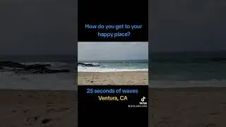 Just listen for 25 seconds of peace. Guaranteed to calm your mind and heart!#Peaceful #ocean