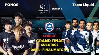 WCG 2019 CRL Invitational Finals, Match 3 Set 2 | PONOS Sports vs Team Liquid