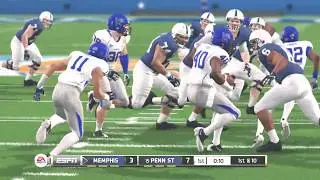 (Memphis Tigers vs Penn State Nittany Lions) Cotton Bowl (NCAA Football 20 2019 2020 Season)
