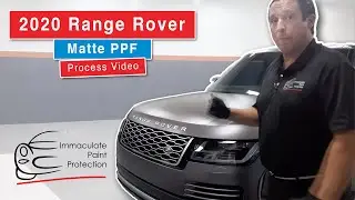 Защита матовой краски Range Rover: установка IMMACULATE 3M Matte PPF