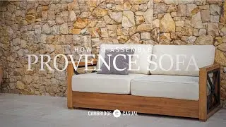 How to Assemble the Provence Outdoor Sofa | Easy Teak Patio Furniture Setup Guide