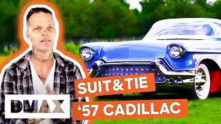 Chad Reinvents A 1957 Cadillac Into A Suit & Tie Chrome Hot Rod | Bad Chad Customs