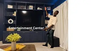 DIY Built-In Entertainment Center Makeover | Budget Friendly Living Room Transformation