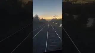 Sunset on the Tracks #train #track #sunset #sun #trainspotting #traintravel #trains #summer