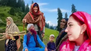 Life on Mountain Peak | Women Carrying Water on Head | Pure Village Life Documentary