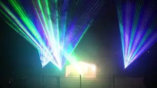 Outdoor laser show