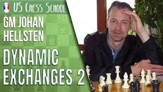 GM Johan Hellsten: Dynamic Exchanges 2 | U.S. Chess School 4.7.2022