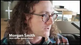 Morgan Smith, aka Telewaves, 2023 Glover Award winner
