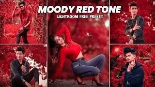 Moody Dark Red Preset - Lightroom Mobile Presets DNG | Lightroom Preset Free Download | Moody Preset