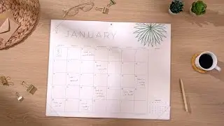 Cabbrix Large Desk Calendar
