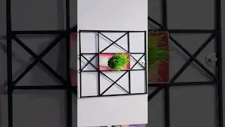How to make DIY Paper Wall Art | Paper Craft Ideas | trendy wall hanging #youtubeshorts