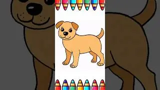 Cute dog drawing | Puppy art