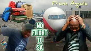 No flight to Johannesburg from 🇦🇴Angola stranded passengers with no help Taag Angola