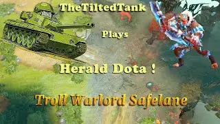 Troll Warlord Safelane gameplay from a Heralds perspective