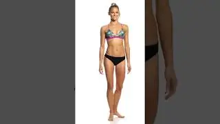 Speedo Turnz Women's Camo Crush Tie Back Bikini Top | SwimOutlet.com