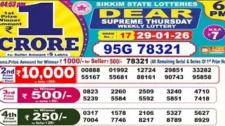 Nagaland lottery result today 6pm 29/01/2026 -  morning Nagaland night 🤑