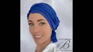 How to cover your head with scarf - Simple Chemo Beanies&reg; - Alexandria Royal Ruffle