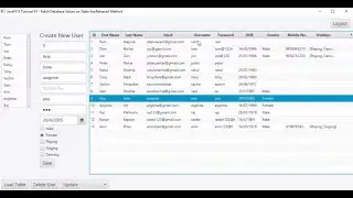 JavaFX 8 Tutorial 43 - Fetch Database Values on Table KeyReleased Method