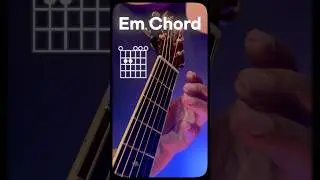 How to Play the Em Chord on Guitar | Easiest Beginner Free Online Guitar Lesson