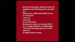 You are my Shepherd (Poem)