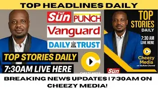 Daily Newspaper Headlines & Breaking News on Cheezy Media Empire | Stay Informed Every Morning!