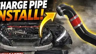 2016-2021 Honda civic si (1.5t) intercooler charge pipe install!!