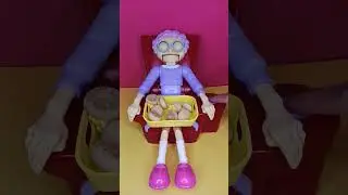 Filling Granny's plate with 🧡🧡orange🧡 iced gems
