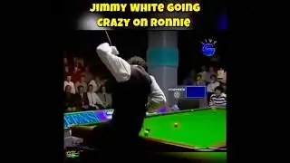 Jimmy White going crazy on rocket Ronnie o&rsquo;sullivan #ronnieosullivan #snooker #worldsnooker