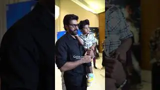 Hero #NaveenChandra with Wife and Son at Eleven Movie Pre-Release Event | Gulte